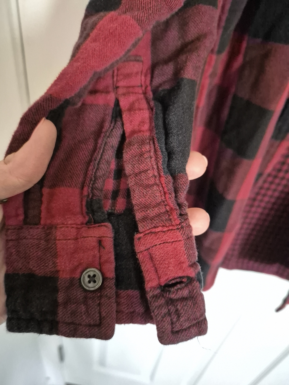 Joe Fresh Buffalo Plaid Flannel Shirt - Picture 6 of 7